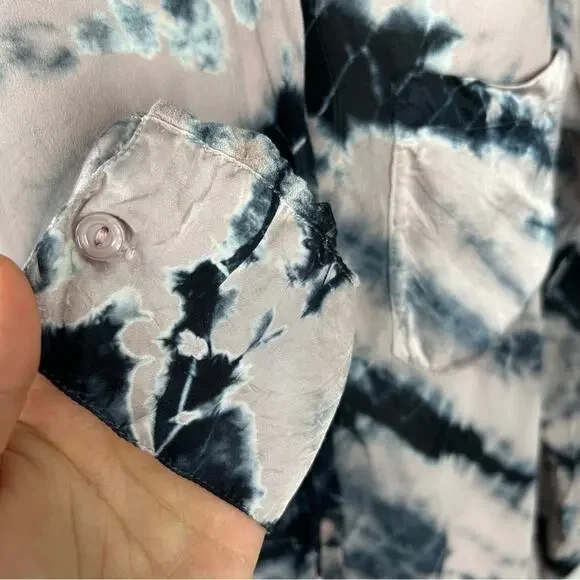 YOUNG FABULOUS & BROKE Tie Dye Top Womens Medium Whimsigoth Fairy Grunge Party - Picture 3 of 8